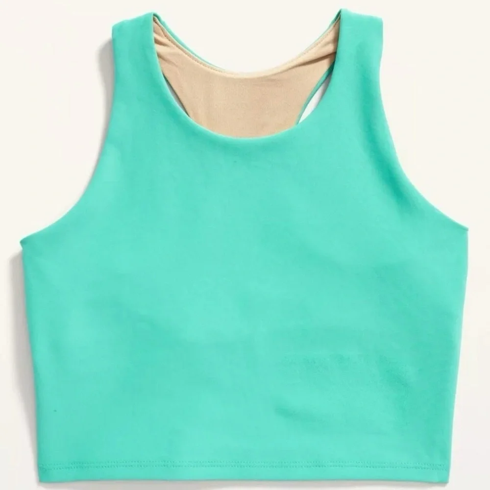 (129)Old Navy Kids Tank Top in Teal